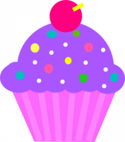 Purple cupcake clipart – Gclipart.com