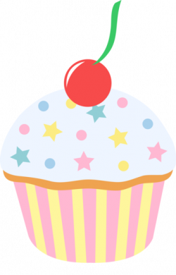 Vanilla Sprinkled Cupcake With Cherry | Stone Painting | Cupcake ...
