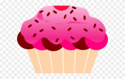 Cupcake Clipart Vector - Cupcake Cartoon No Background - Png ...
