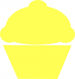 Yellow Cupcake Clip Art at Clker.com - vector clip art online ...