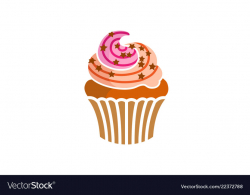 Cupcake delicious logo