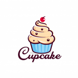 Cupcake logo template Vector | Premium Download