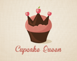 Cupcake Queen Chocolate Crown Designed by dalia | BrandCrowd