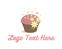 Cute Cupcake Logo