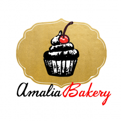 Designs For Them — Custom logo design,cake bakery logo, gold ...
