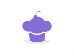 Simple Cupcake Logo by Mitchell Bernstein on Dribbble