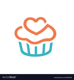 Cupcakes icon logo design
