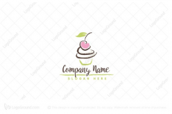 Exclusive Logo 26228, Fresh Cupcake Logo