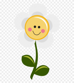 Smiley - Happy Daisy Flower Clipart (#934721) - PinClipart