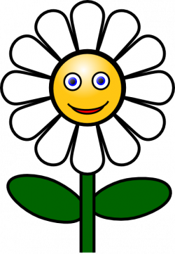 Smiling Daisy Clip Art at Clker.com - vector clip art online ...