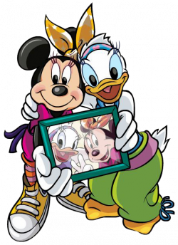 Minnie & Daisy BFF Clipart | ♡ Disney ♡ | Disney mickey, Disney ...