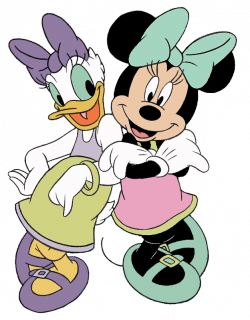 Minnie Daisy Together Clipart - Clip Art Library