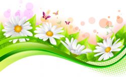 Spring flowers border clip art free vector download (220,430 Free ...