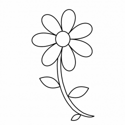 Free Daisy Flower Outline, Download Free Clip Art, Free Clip Art on ...