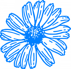 Turquoise Daisy Clip Art at Clker.com - vector clip art online ...