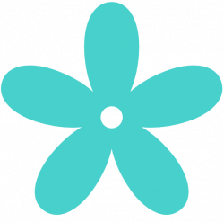 Turquoise Daisy Flower Clipart, Cliparts O #45325 - Clipartimage.com