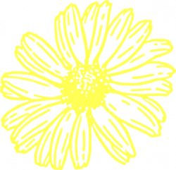 Yellow Daisy Clip Art at Clker.com - vector clip art online, royalty ...