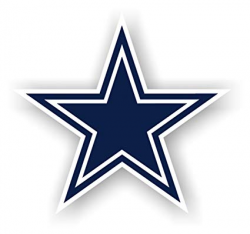 NFL Dallas Cowboys 12-Inch Vinyl Logo Magnet