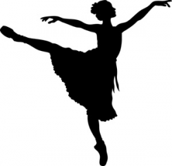 Ballerina ballet dancer clipart silhouette free images - Cliparting.com