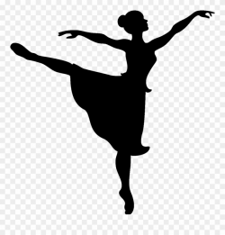Free Ballet Clip Art Ballerina - Black And White Dancer Clipart ...