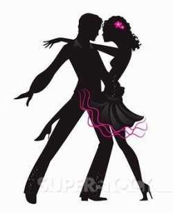 Ballroom Dancers Clip Art | ... salsa dancers silhouette showing 19 ...