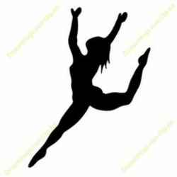 Dance Silhouette clipart | Dance | Dance silhouette, Dance leaps ...