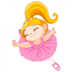 Little Girl Ballerina Clipart - Clip Art Library