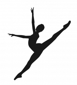 Modern dance Silhouette Contemporary Dance Ballet Dancer ...