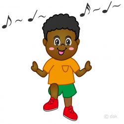 Free Dancing Boy Cartoon Image｜Illustoon