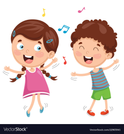 Of kids dancing