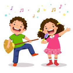 Singer clipart singing dancing, Singer singing dancing ...