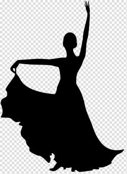 Silhouette of woman dancing, Dance Silhouette, Spanish ...