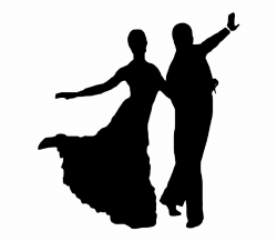 Dancing Clipart Social Dance - Transparent Silhouette ...