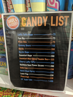 The economics of candy : DaveAndBusters