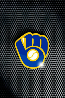 Old school Milwaukee Brewers iPhone wallpaper. #Brewers ...