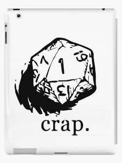 \'D&D dice 1\' iPad Case/Skin by Elisa88