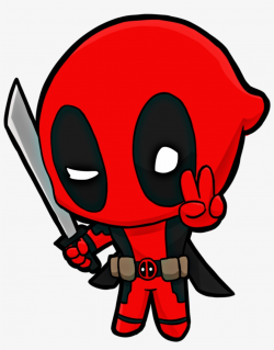 Deadpool Clipart Animated - Deadpool Chibi Png - Free ...