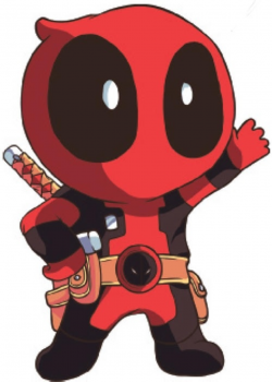 Deadpool clipart chibi, Deadpool chibi Transparent FREE for ...