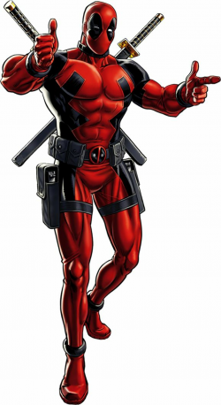 Deadpool cartoon clipart , Height 9 cm decal sticker ...