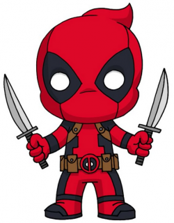 Deadpool clipart cute, Deadpool cute Transparent FREE for ...