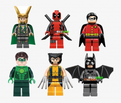 Deadpool Clipart Mini - Green Lantern Lego Toys PNG Image ...