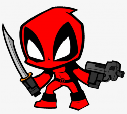 Deadpool Clipart Mini - Chibi Deadpool PNG Image ...