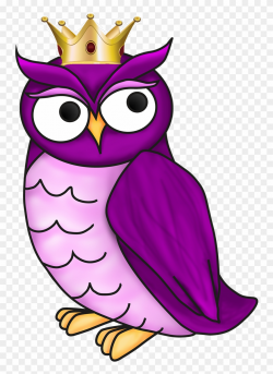 An Owl Wearing A Crown - December 6 Clipart (#618537) - PinClipart