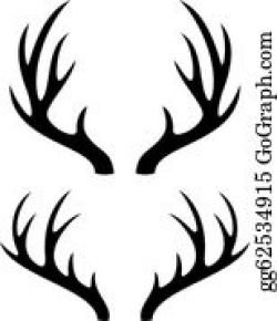 Antlers Clip Art - Royalty Free - GoGraph