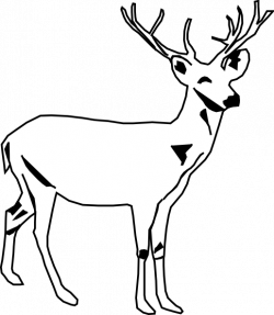 Deer Clipart Black And White | Clipart Panda - Free Clipart Images