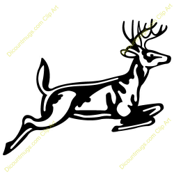 Deer Tracks Clip Art Jumping | Clipart Panda - Free Clipart Images