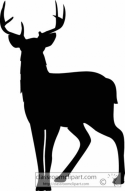 Silhouettes Mule Deer Silhouette 630 2 Classroom Clipart | Bill ...