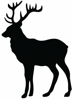 5953x8000 Elk clipart stag | Silhouette | Silhouette, Elk silhouette ...