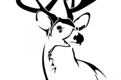 Tribal Deer Head Clipart | Free download best Tribal Deer Head ...