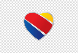 Yellow, red, and blue heart , Southwest Airlines Logo Dallas ...